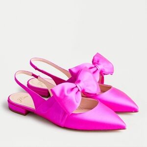 J crew Satin Gwen Slingback